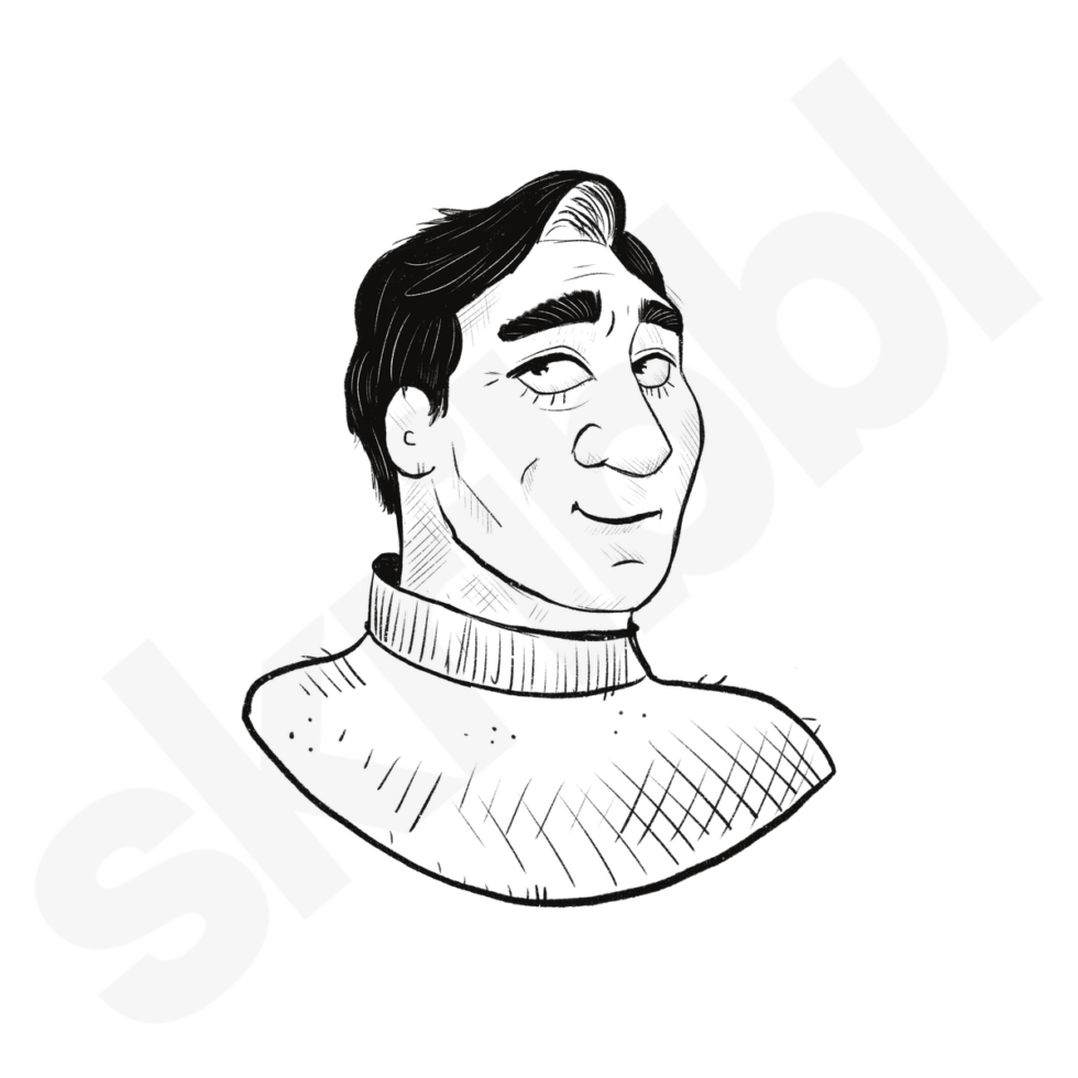 'Man' Illustration | Funny Cartoon Characters