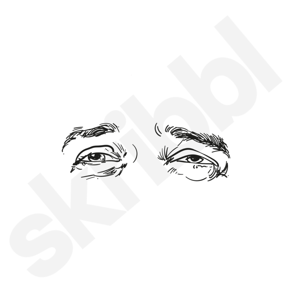 'Tired Eyes' Illustration Emotive Eyes